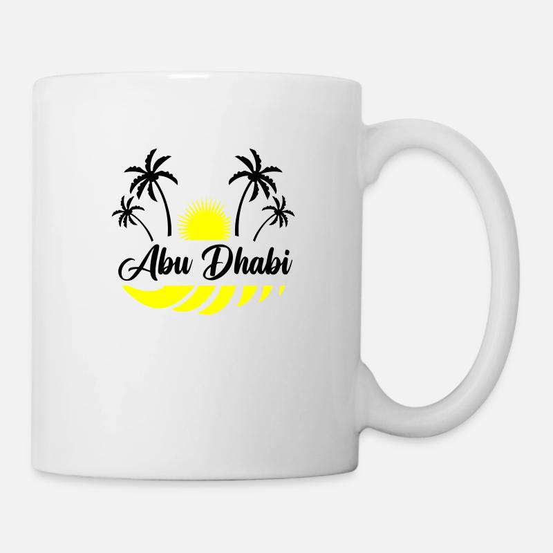 abu dhabi - Tasse - Weiß