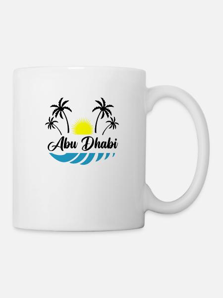 abu dhabi - Tasse - Weiß