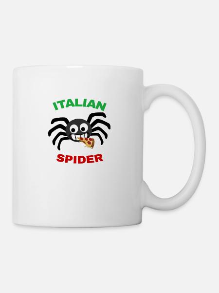 Spider Spider Funny Italy - Mug - white