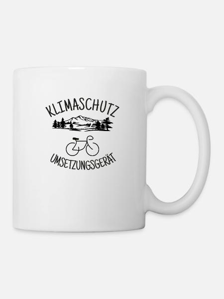 Klimaschutz- Umsetzungs- Gerät Natur - Tasse - Weiß