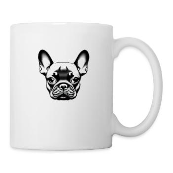 Bouledogue français Chien Propriétaire de chien - Mug blanc - blanc - Droite