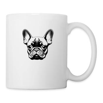 Bouledogue français Chien Propriétaire de chien - Mug blanc - blanc - Droite