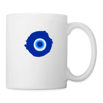 Eye,Blue Eye,Evil Eye,Nazar,Fatima - Mug - white - Right