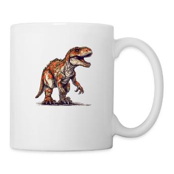 Dino Tyrannosaurus Rex en tant que personnage de jeu vidéo - Mug blanc - blanc - Droite
