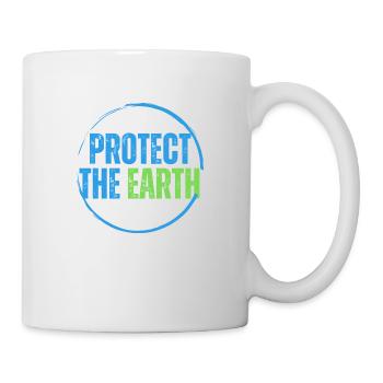 Protéger la planète - Mug blanc - blanc - Droite