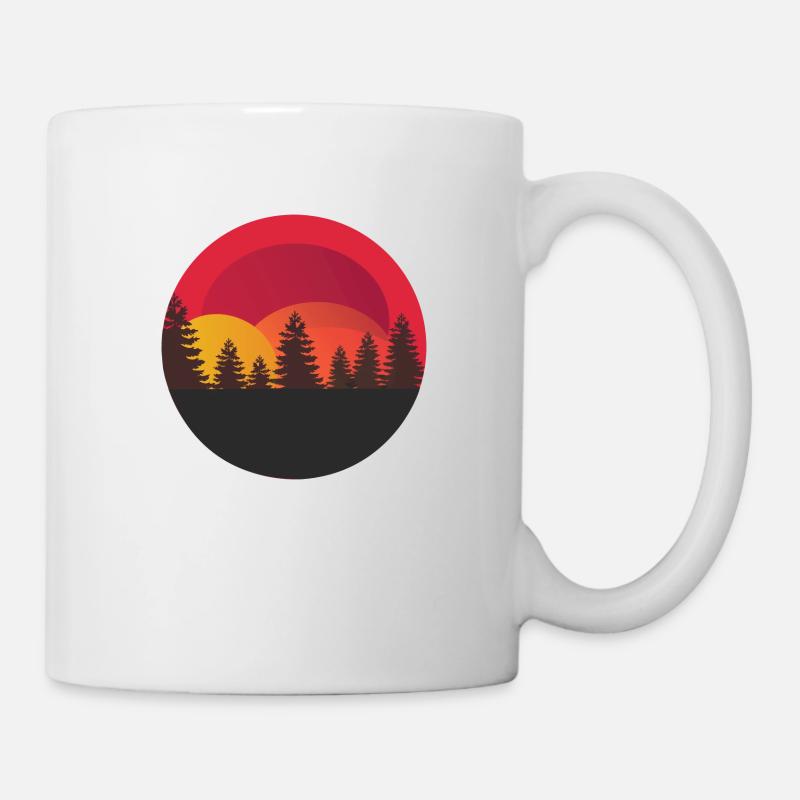 Holz - Tasse - Weiß
