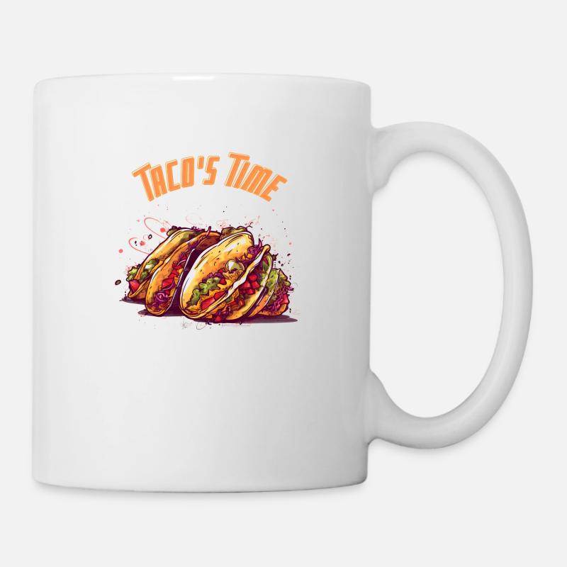Tacos Zeit - Tasse - Weiß