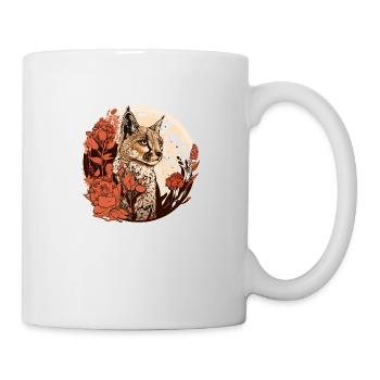 Luchs - Tasse - Weiß - Rechts