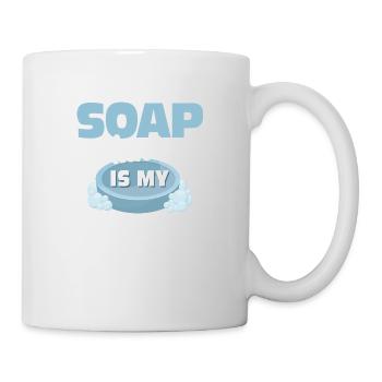 Soap Making Is My Kind Of Leisure Soapmaker Soapma - Tasse - Weiß - Rechts