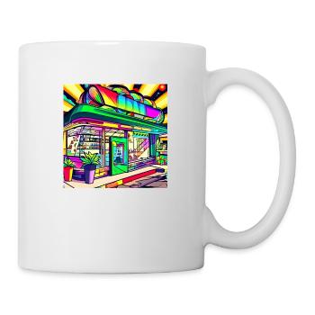 Modern Weed Club AUF - Tasse - Weiß - Rechts