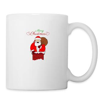 Merry Christmas Fat Santa - Mug - white - Right
