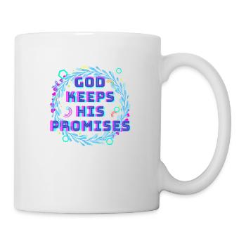 Dieu tient ses promesses 2 - Mug blanc - blanc - Droite