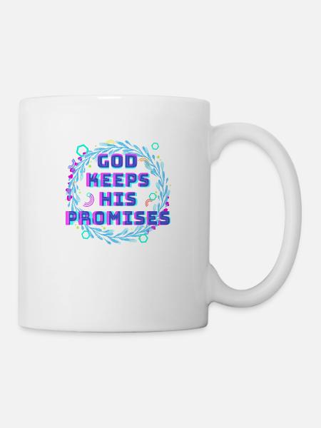 God Keeps His Promises 2 - Tasse - Weiß