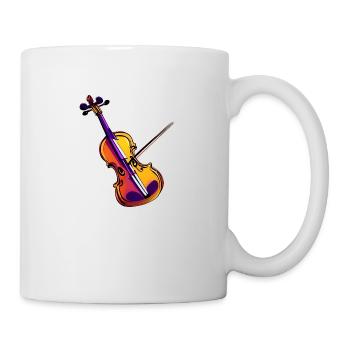 Violon Orchestre Violoniste Musique Violon - Mug blanc - blanc - Droite