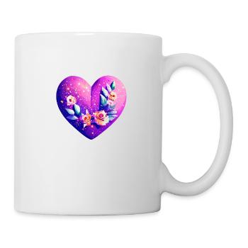 Fête des mères, Saint-Valentin, Mariage, Amour, Fiançailles - Mug blanc - blanc - Droite