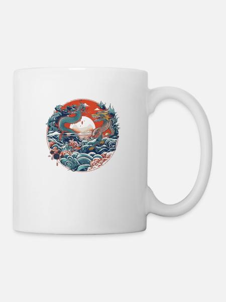 Folklore chinois - Mug blanc - blanc