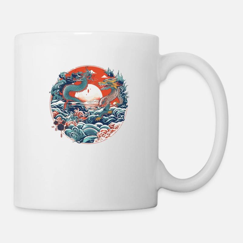 Folklore chinois - Mug blanc - blanc