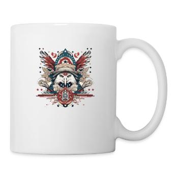 Amerikanische Folklore - Tasse - Weiß - Rechts