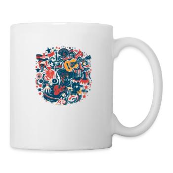 Amerikanische Folklore - Tasse - Weiß - Rechts