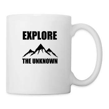 Explorez l’inconnu - Randonnée, Nature, Aventure - Mug blanc - blanc - Droite