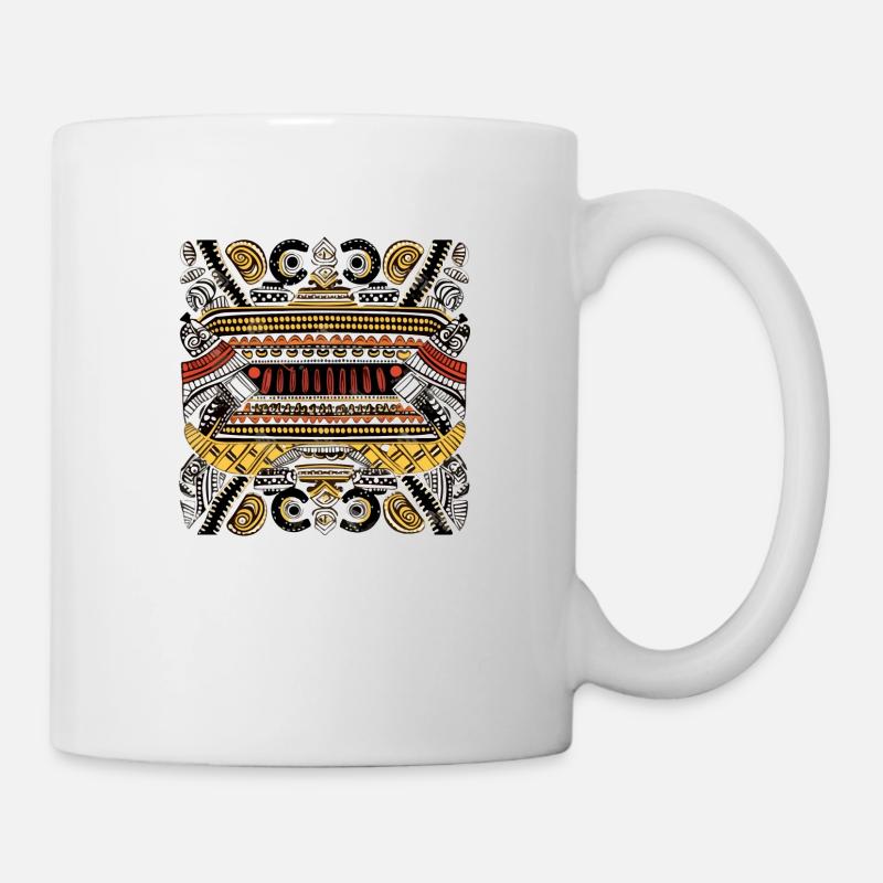 Folklore africain - Mug blanc - blanc