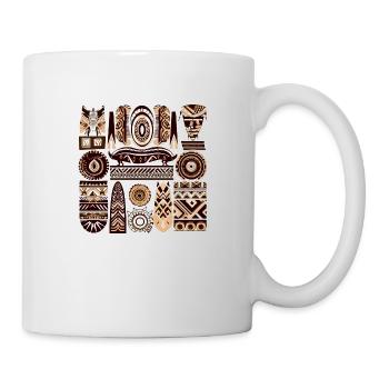 Folklore africain - Mug blanc - blanc - Droite