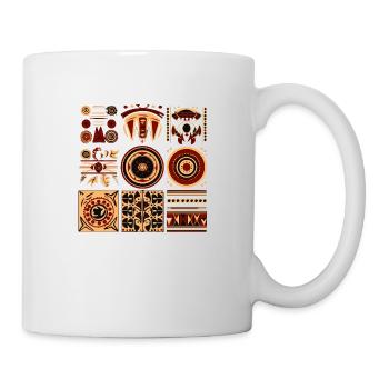 Folklore africain - Mug blanc - blanc - Droite