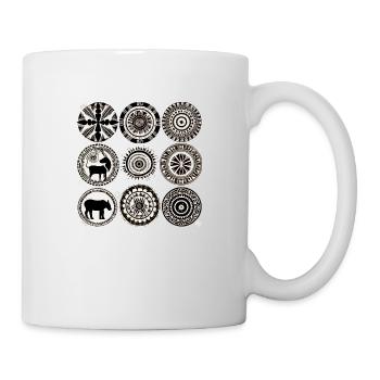 Folklore africain - Mug blanc - blanc - Droite