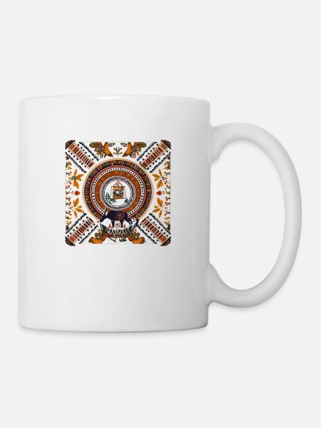 Folklore africain - Mug blanc - blanc