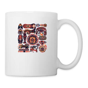 Folklore africain - Mug blanc - blanc - Droite