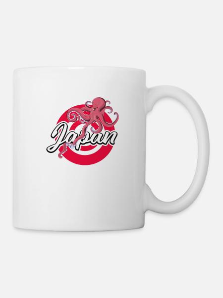 Japan octopus cartoon - Mug - white