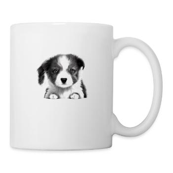 Berger australien chien chiot propriétaire de chien - Mug blanc - blanc - Droite