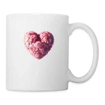 Valentine's Day Wedding Mother's Day Love Engagement - Mug - white - Right