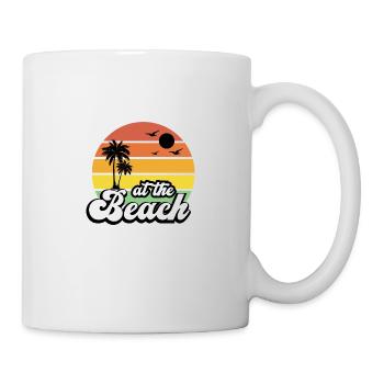 Life is better at the beach! - Mug - white - Right