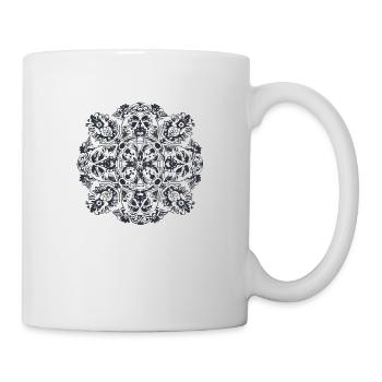 Portugiesisches Mandala - Tasse - Weiß - Rechts
