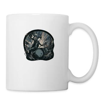 Drums crazy - Tasse - Weiß - Rechts