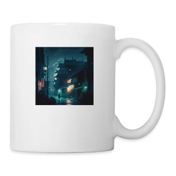 asia city Manga - Mug - white - Right