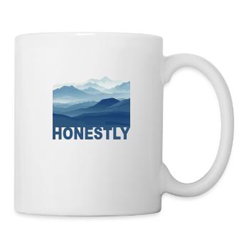 Mountain Honestly - Tasse - Weiß - Rechts
