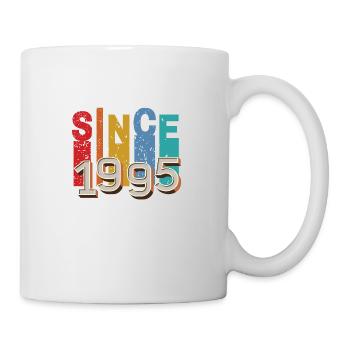 Since 1995 retro - Mug - white - Right