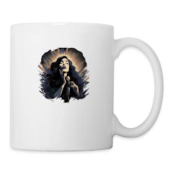 Sängerin Musik - Tasse - Weiß - Rechts
