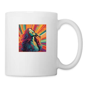 Sängerin Musik - Tasse - Weiß - Rechts