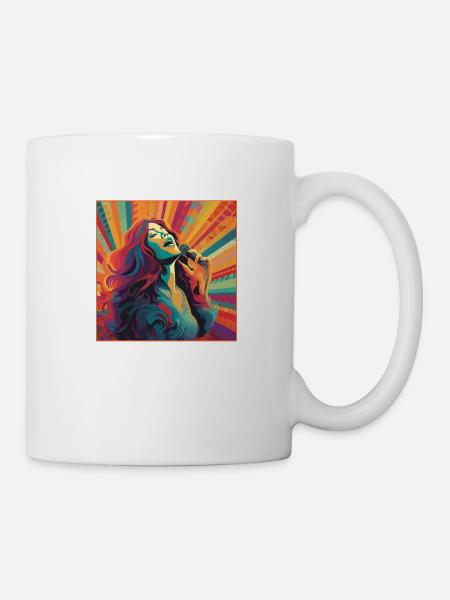 Sängerin Musik - Tasse - Weiß