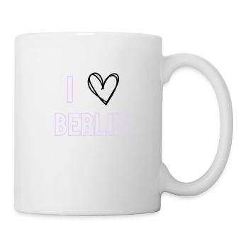 I love Berlin - Tasse - Weiß - Rechts