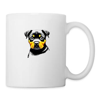 Rottweiler Rottweiler Puppy Dog Puppy Dogs - Mug blanc - blanc - Droite