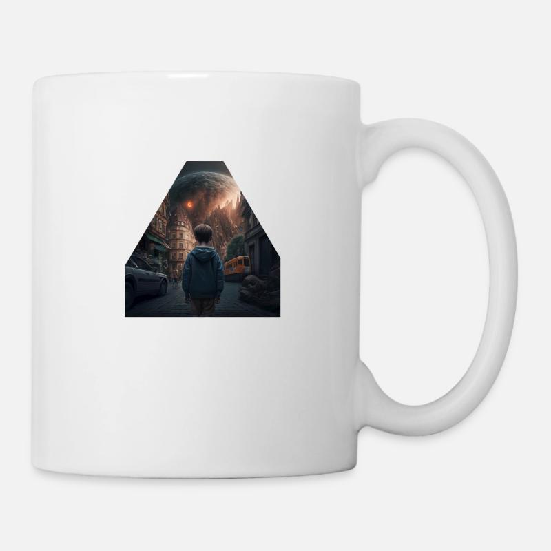 Alien Landing - Mug - white
