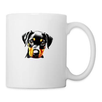 Doberman Dog Doberman Puppy Doberman Trainer - Mug - white - Right