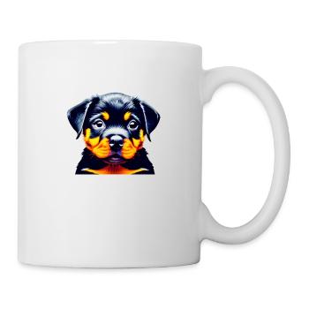 Rottweiler Propriétaire de chien Chiot Propriétaire de Rottweiler - Mug blanc - blanc - Droite