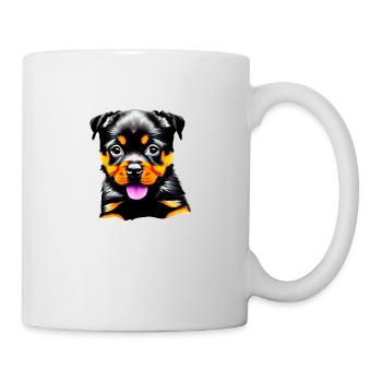 Rottweiler Dog Dog Puppy Dogs Rottweiler Puppy - Mug - white - Right
