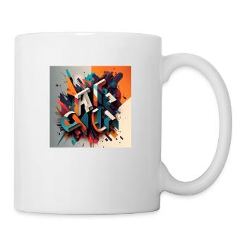 Graffiti - Mug blanc - blanc - Droite