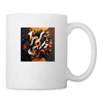 Graffiti - Mug blanc - blanc - Droite